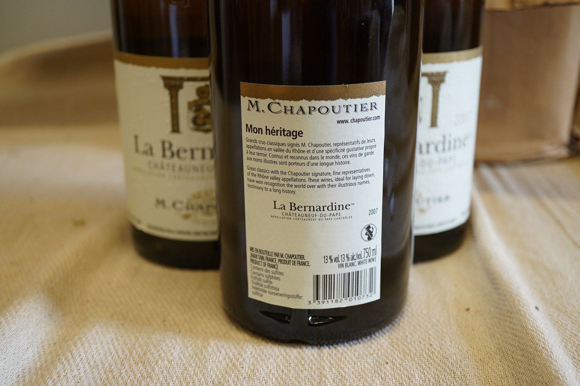 Domaine M. Chapoutier, Chateauneuf-du-Pape, La Bernardine Blanc, 2007